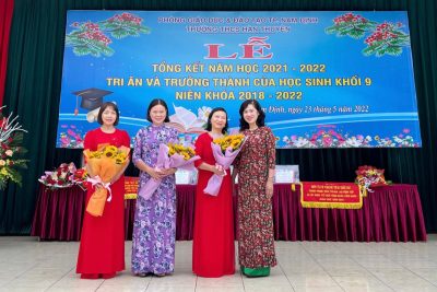 LỄ TỔNG KẾT NĂM HỌC 2021 – 2022 TRI ÂN VÀ TRƯỞNG THÀNH CỦA HỌC SINH KHỐI 9 NIÊN KHÓA 2018 – 2022