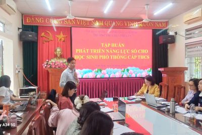 TÀI LIỆU CHUYỂN ĐỔI SỐ TRONG CÔNG TÁC DẠY HỌC CỦA TRƯỜNG THCS HÀN THUYÊN