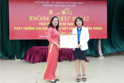 LỄ ĐÓN THƯ BÁC VÀ PHÁT ĐỘNG CHỦ ĐÈ NĂM HỌC 2020 – 2021 – PHÁT ĐỘNG HỘI HỌC HỘI GIẢNG