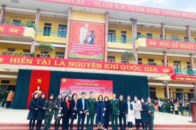 TRƯỜNG THCS HÀN THUYÊN KỈ NIỆM 80 NĂM NGÀY THÀNH LẬP QUÂN ĐỘI NHÂN DÂN VIỆT NAM ( 22/12/1944 – 22/12/2024) VÀ 35 NĂM NGÀY HỘI QUỐC PHÒNG TOÀN DÂN