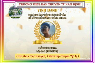 MÁI TRƯỜNG MẾN YÊU – NƠI THẮP NGỌN LỬA CỦA KHÁT VỌNG VÀ ĐAM MÊ NĂM HỌC 2022 – 2023